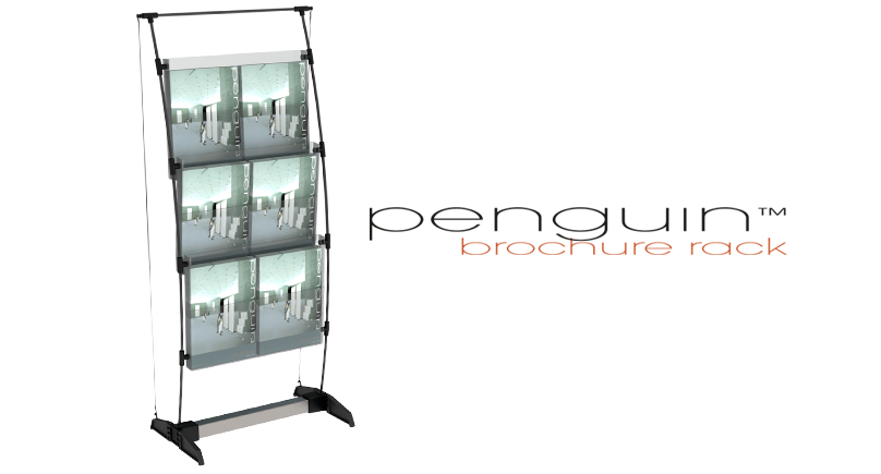 penguin brochure rack